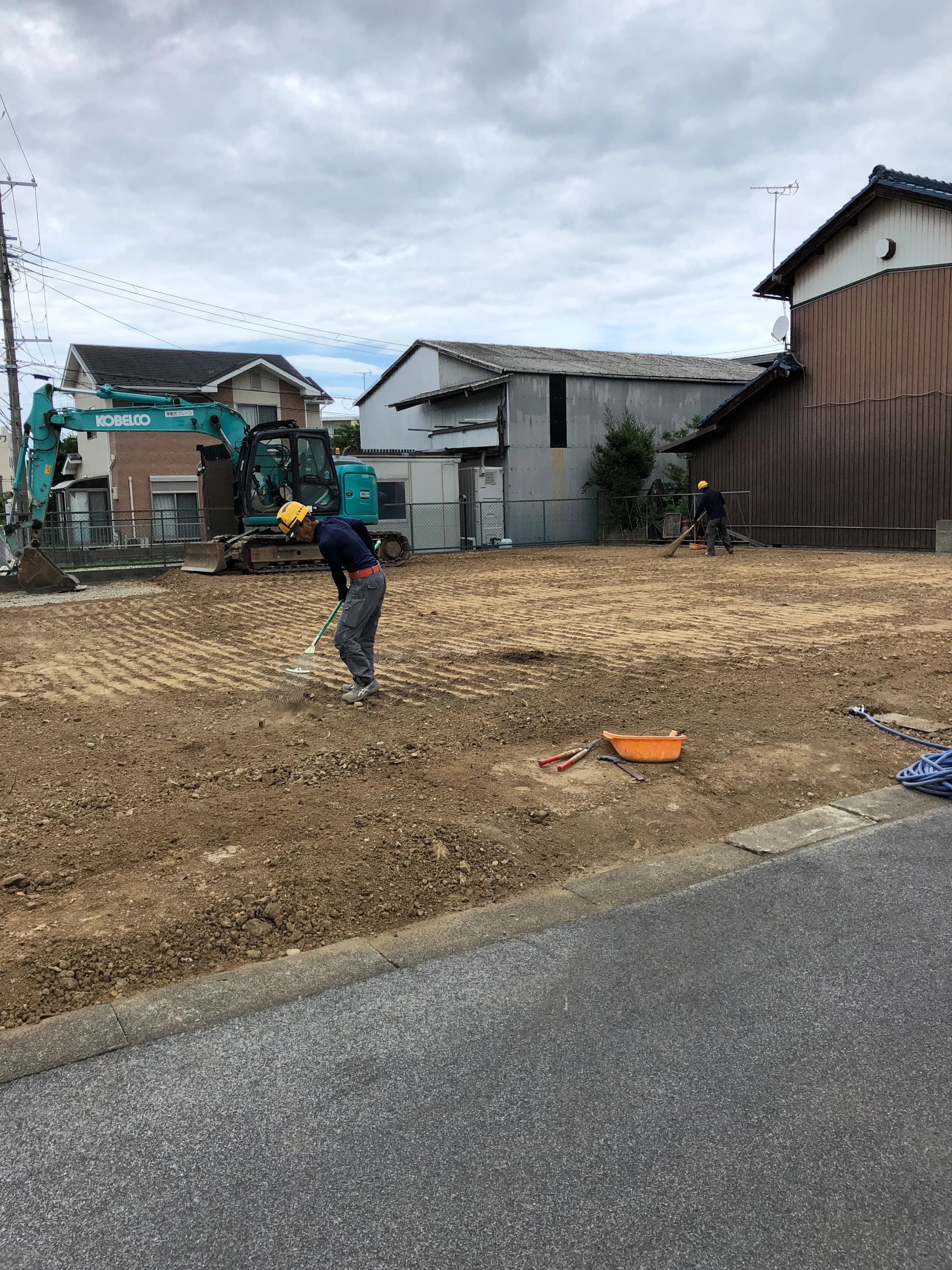 辻重機の作業風景